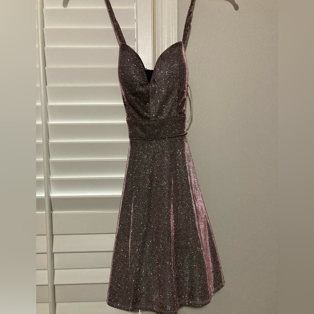 Sparkly cris cross dress